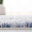 Mercurio Abstract Beige/Blue Area Rug-404481240
