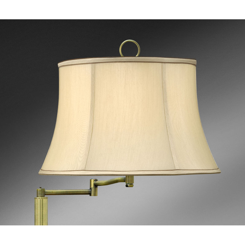Becks 60'' Light Oak Task Floor Lamp