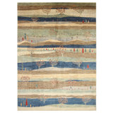One-of-a-Kind Rectangle 9'8 X 13'2" Hand Knotted Area Rug