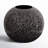 Erman Black Metal Table Vase-775289984
