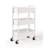 3-Tier Under Desk Mobile Utility Cart with Metal Storage Organizer-61413987