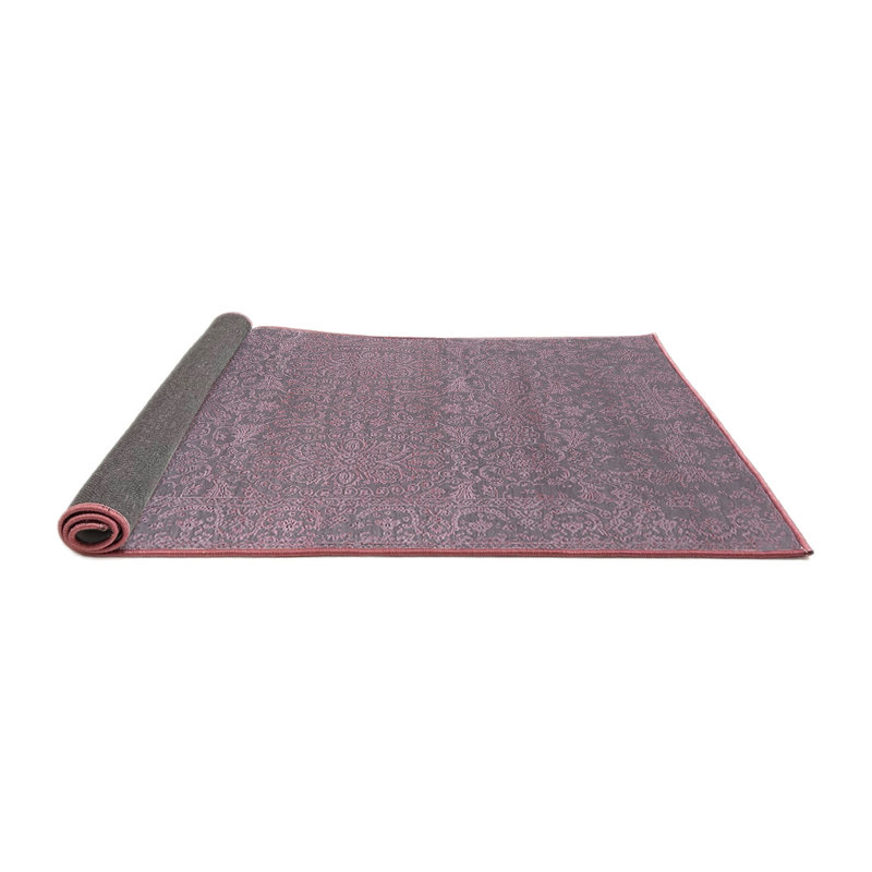 Tapis oriental rose / gris Guntersville, Rond 4 pi
