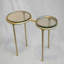 Glass Top End Table