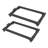 2 Pcs Space-Saving Heavy Duty Furniture Moving Dolly, Lockable Appliance Base with Swivel Casters for Washing Machine & Refrigerator