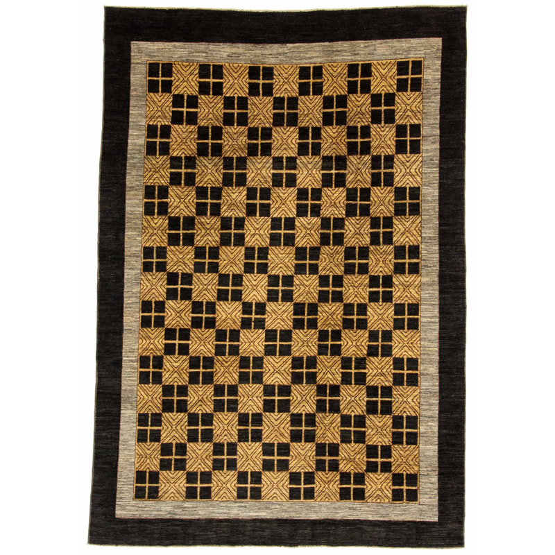 Striped Hand Woven 198cm X 288cm Area Rug
