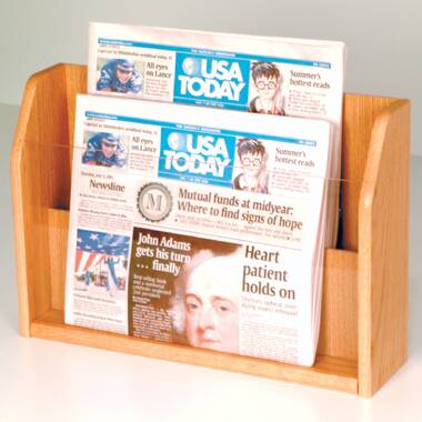 Joss & Main Thistle Free Standing Magazine Rack