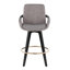 Tabouret de comptoir à hauteur fixe avec pivot