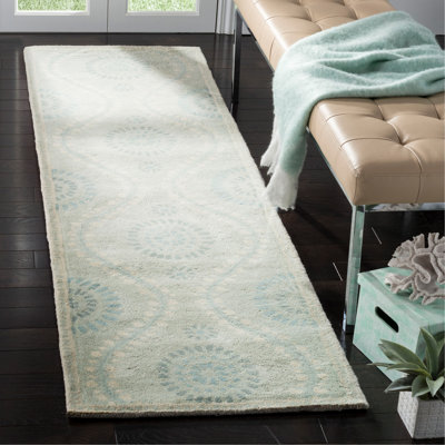Martha Stewart Hand Tufted Wool Geometric Rug