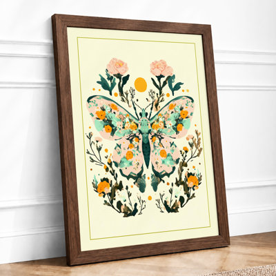 Butterfly In Bloom Botanical - Print