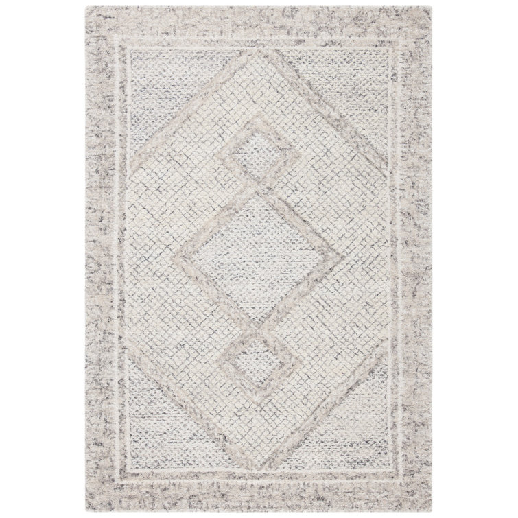 Conroy Hand Tufted Wool Geometric Rug