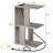 Nikaila 24.4" Tall Narrow End Table with Charging Station and Light-285012717