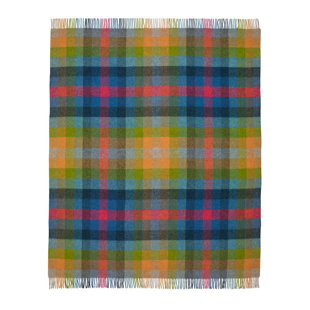 Shetland Wool Throw/Blankets Hand Woven Blanket