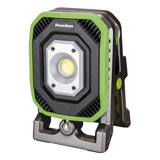 Powersmith 3000 Lumen Dual-power Led Clamp Work Light, Powered Through 120v Ac Or Rechargeable Lithium-ion Battery, Large Clamp, 5-year Warranty