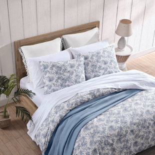  Tommy Bahama Get Cozy Comforter – 350 Thread Count, Breathable  100% Cotton Fabric – Weighted for All Season Toss & Turn Comfort –  Oversized Queen : Home & Kitchen