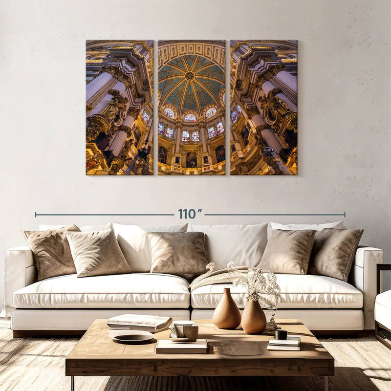 Rorry Granada Cathedral Interior, 48" H x 74" W