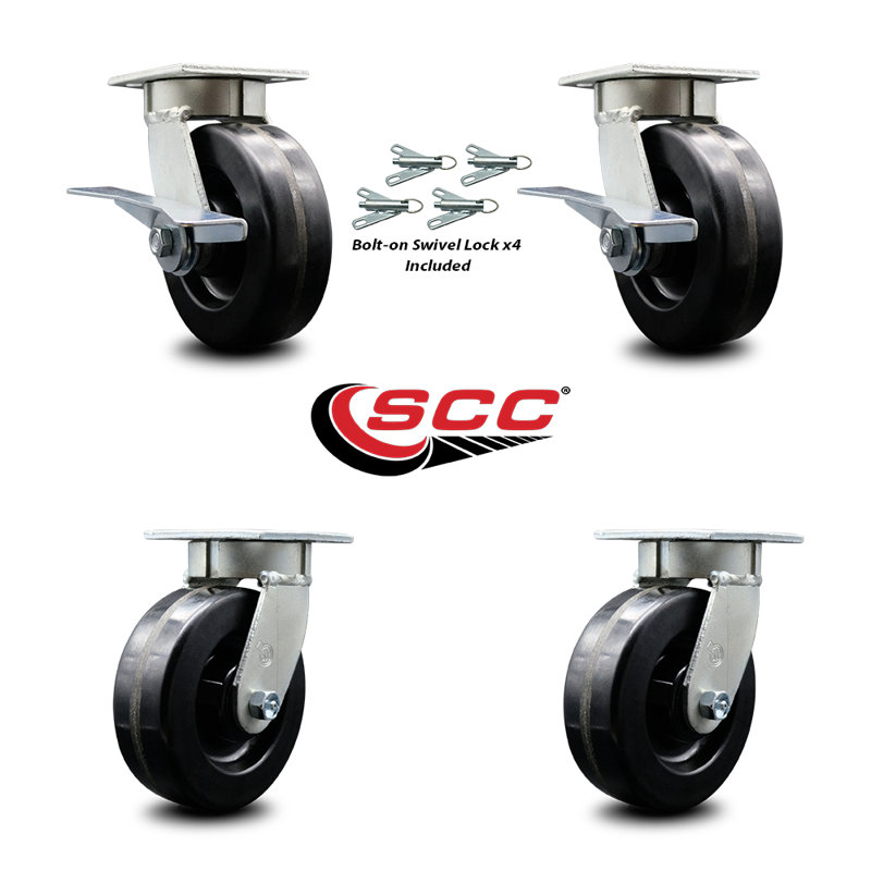 Kingpinless Phenolic Caster