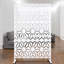 Paravent en métal blanc H 76 po x l 76 po - Créez un espace de bureau privé autoportant en H48 po pour le jardin-124879536