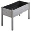 Rectangle Wood  Planter Raised Bed-227095555