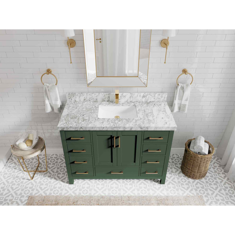 Ensemble de meuble-lavabo simple 48 po Malibu