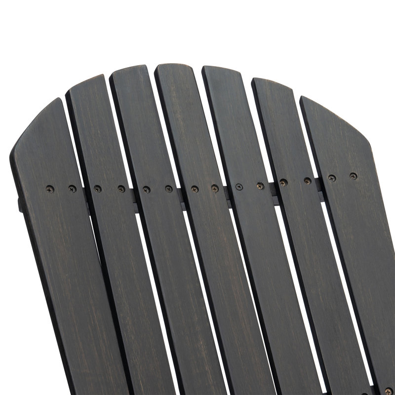 Chaise Adirondack Malibu (sans la table), Gris foncé