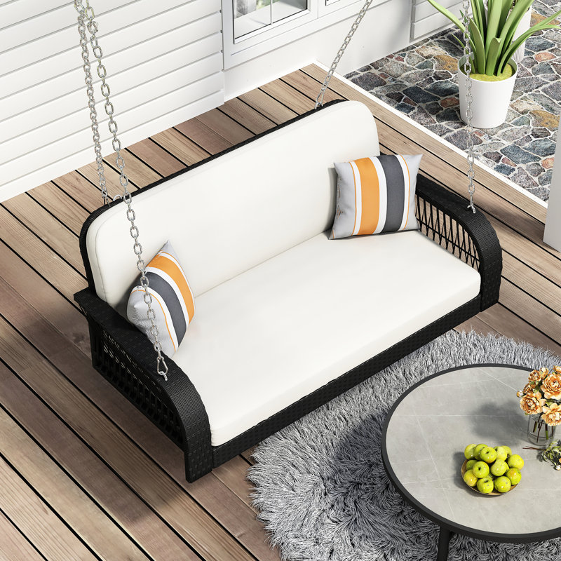 Balançoire Go Pe pour meubles de patio, Beige/noir