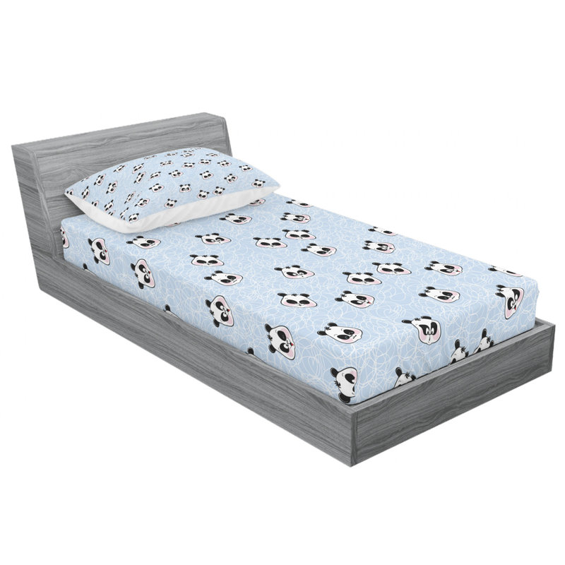Microfiber Sheet Set, Twin Sheet Set + Fitted Sheet + 2 Pillowcases