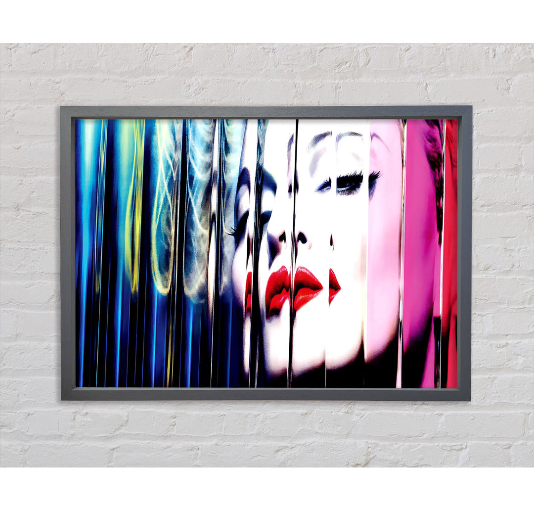 Madonna Mdna - Einzelner Bilderrahmen Kunstdrucke auf Leinwand