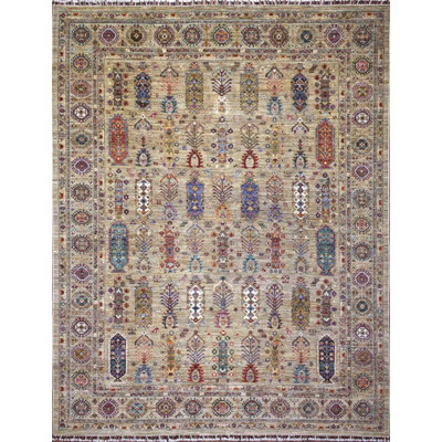 Transitional One-of-a-Kind Rectangle 7'9" X 9'10" Hand Knotted Area Rug