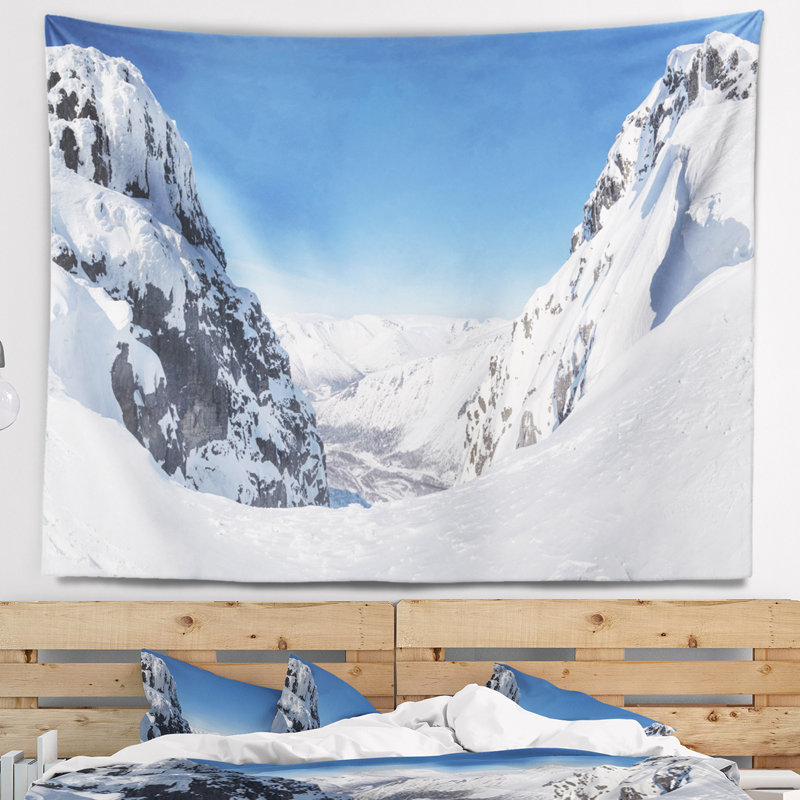 Tapisserie Schafer dans le Northern Winter Hills, H 78 po x l 92 po
