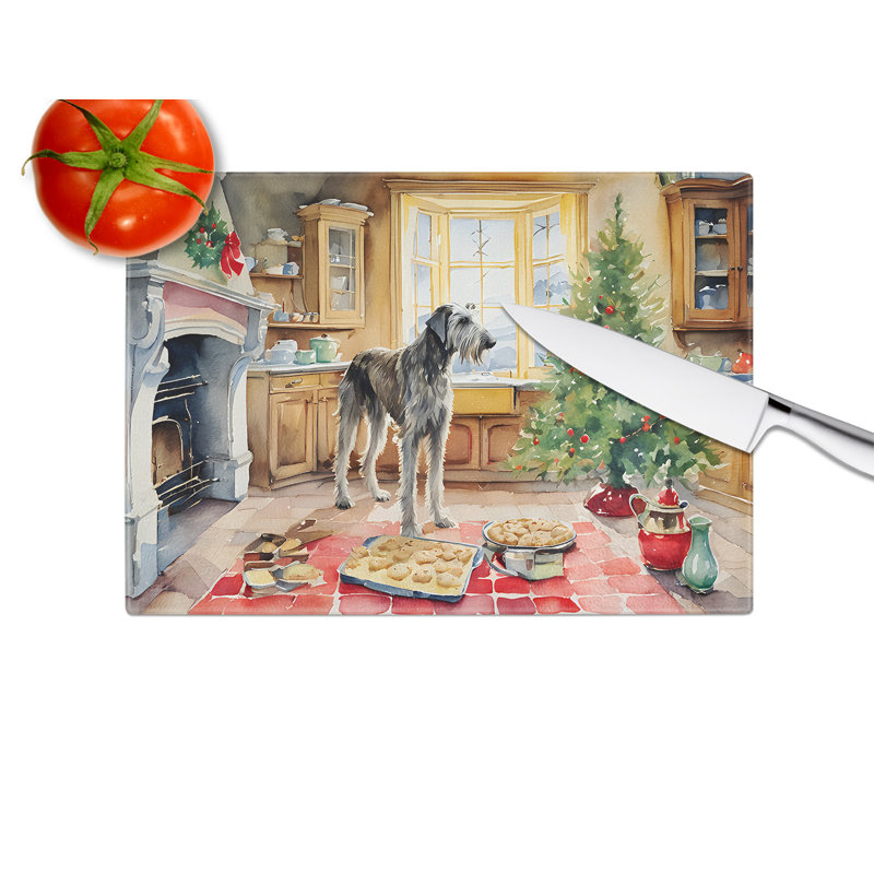 Planche à découper en verre Irish Christmas