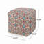 Pouf en tissu fabriqué à la main