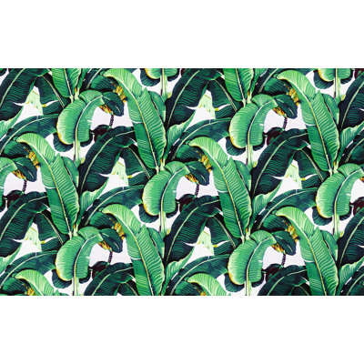 Tropical Banana Leaf Wall Mural - Large Scale Green Botanical Jungle Wallpaper for Home Decor