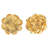 2Pcs Gold Rose Wall Decorations, Rich Golden Color, Intricate Petal Details, Versatile For Home, Living Room, Bedroom, Hallway Hanging Decor - Of 2, Hue, Design