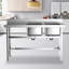 Belfry Kitchen Katherine 500mm W Double Bowl Stainless Steel Kitchen Sink 0