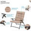 Ensemble de chaise inclinable avec coussin Shoshana-1833247252