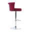Tabouret de bar pivotant en velours (ensemble de 2)-2082231675