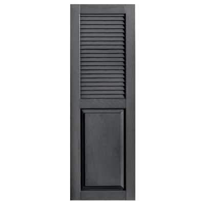 Cathedral Top Combination Shutters Pair