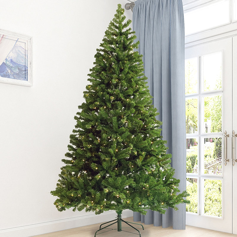 Arbre de Noël articulé artificiel pré-éclairé 6 pi avec support pliable