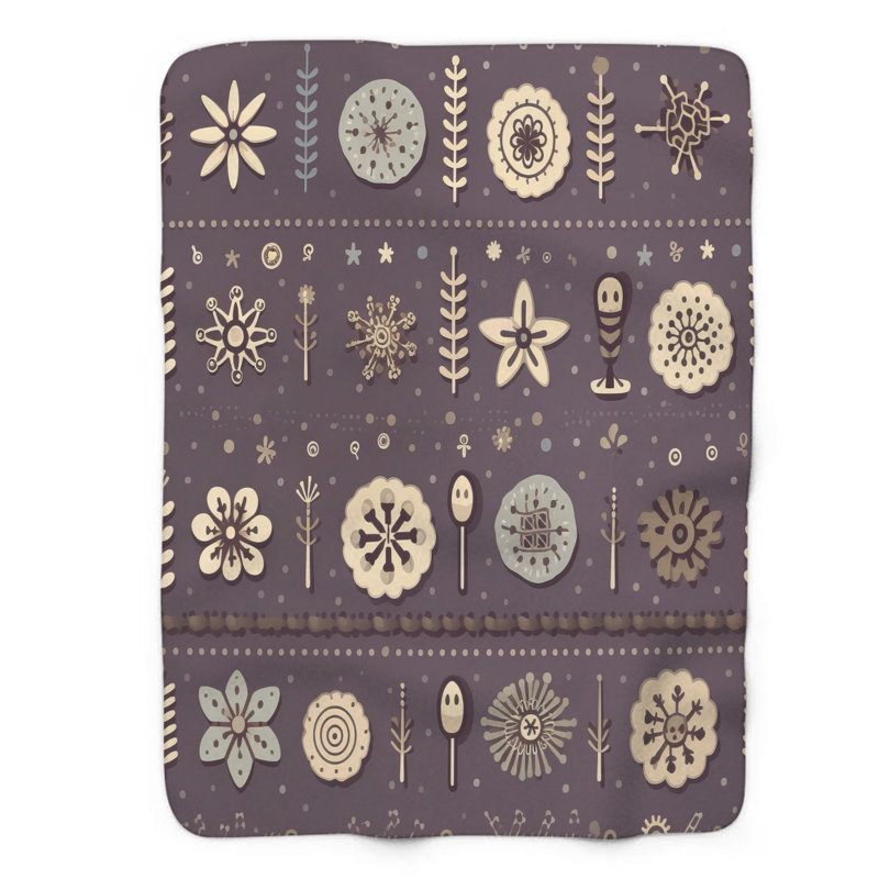 Snowy Bits - 1 Piece Premium Blanket, 60" W x 80" L