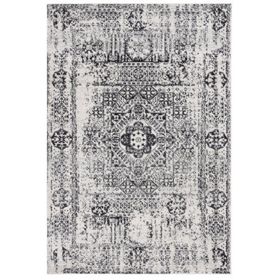 Highworth Oriental Ivory/Black Area Rug