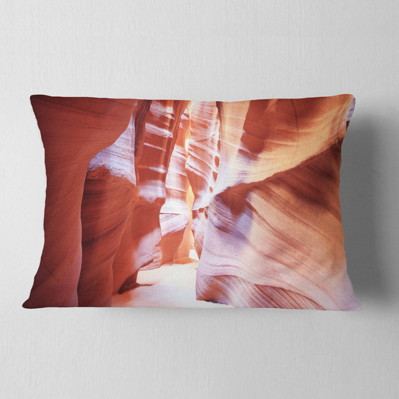 Coussin décoratif panoramique Antelope Canyon