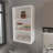 Wall Cabinet With Open Storage-377228779