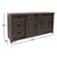 Buffet en bois de pin 6 tiroirs Karley-1629325333