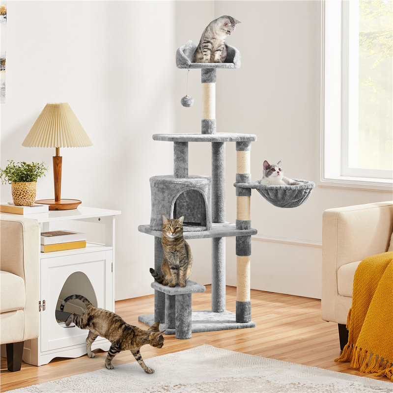 Habitation pour chat 57 "Danas, Gris clair