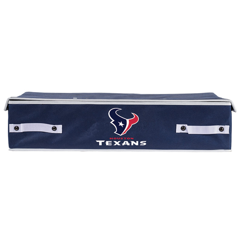 Franklin Sports Mesh Decorative Bin, Houston Texans, 6.5 H x 18 W x 26 D