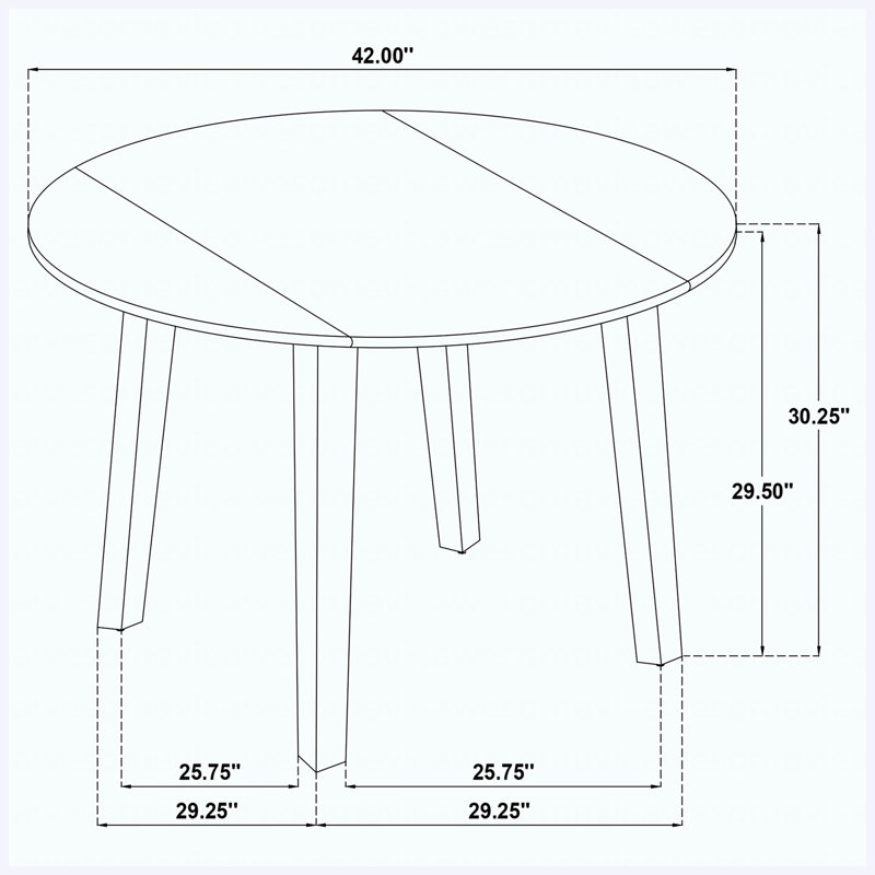Dark coffee 5-piece dining set