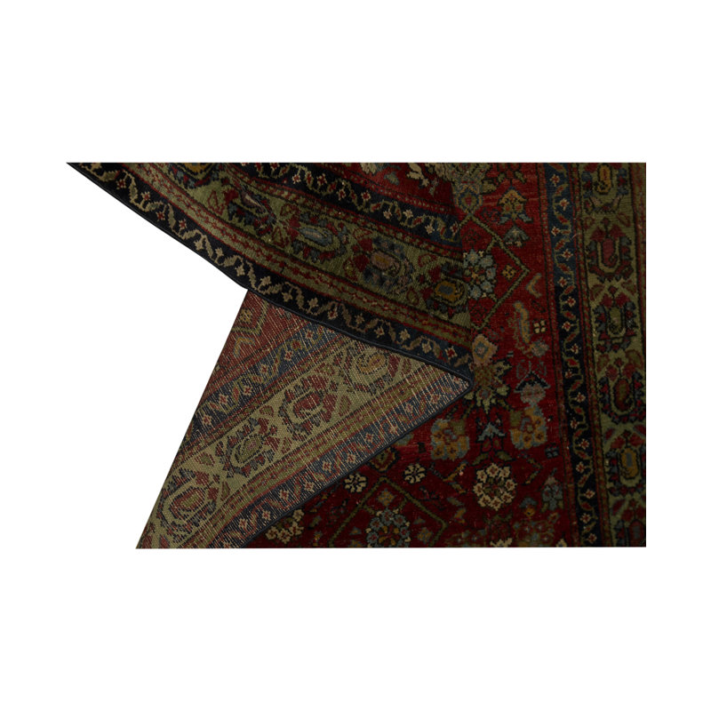 Hand-Knotted High-Quality Red Area Rug