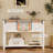 46'' Console Table With Sliding Door, Wood Sofa Table For Living Room