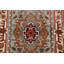 Tapis de couloir indien à motif géométrique 3 x 10