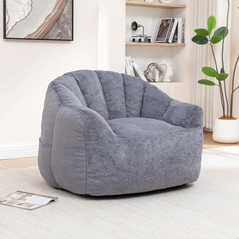 Fauteuil à billes géant avec mousse haute densité et housse amovible